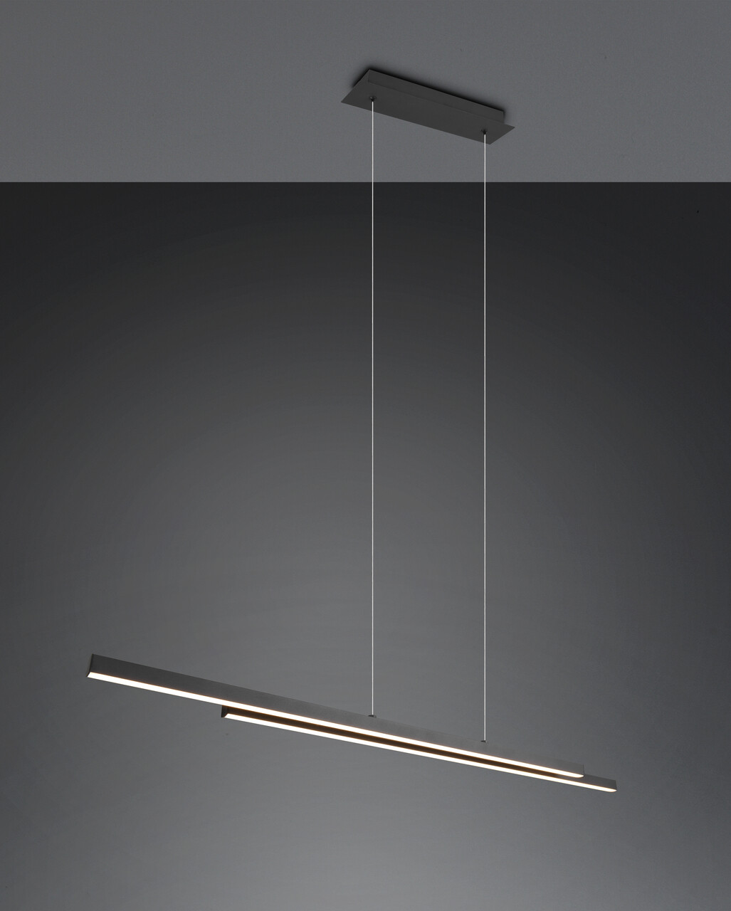 Lustra Odio, RL NOW, 110x8.5x150 cm, 22W, 1x SMD, metal, negru mat - imagine 7